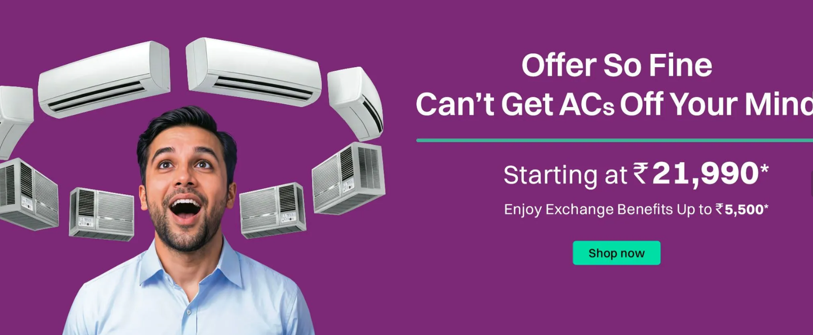 Beat Summer with 40% Off on ACs