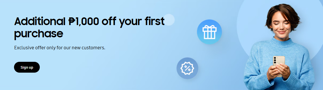 Exclusive Samsung Offer: ₱1,000 Off First Purchase