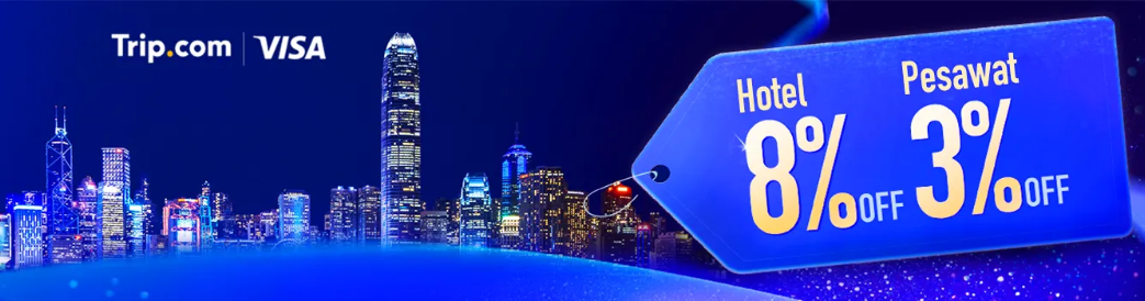 Exclusive Trip.com Visa Promo Code Indonesia 8% OFF