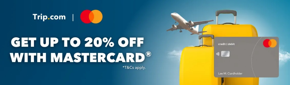 Unlock 20% OFF with Trip.com MasterCard Promo Code