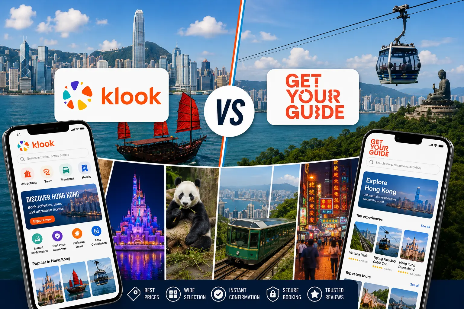 Klook vs GetYourGuide Hong Kong — Which One Actually Saves You More?