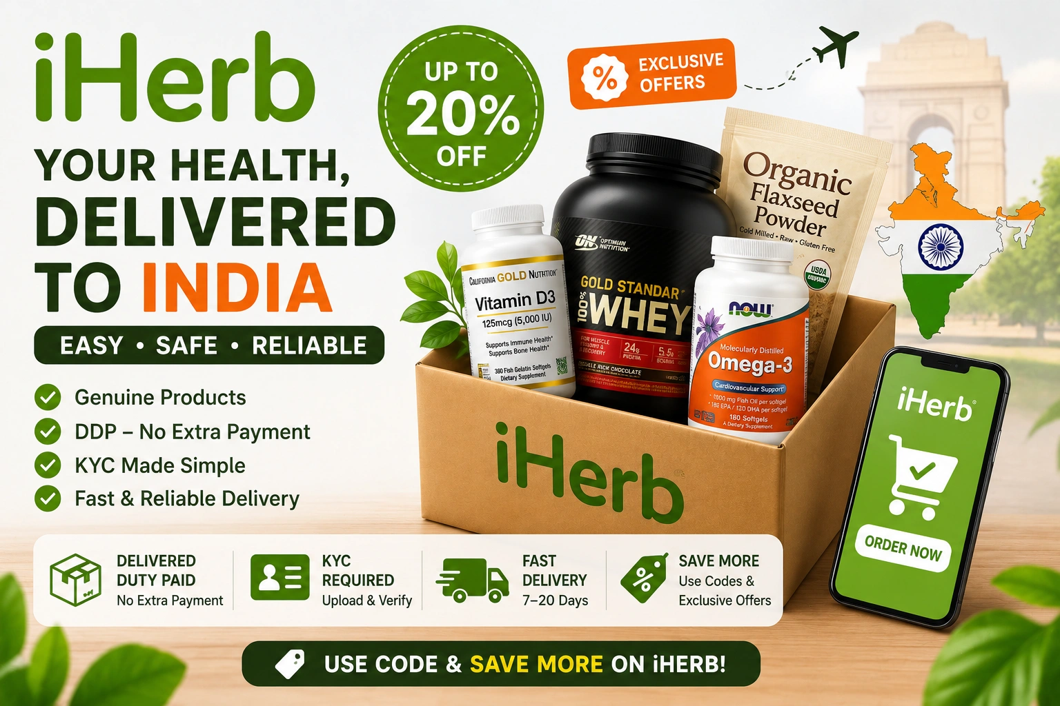 iHerb India - Complete Guide to Ordering, Customs, KYC and Saving Money