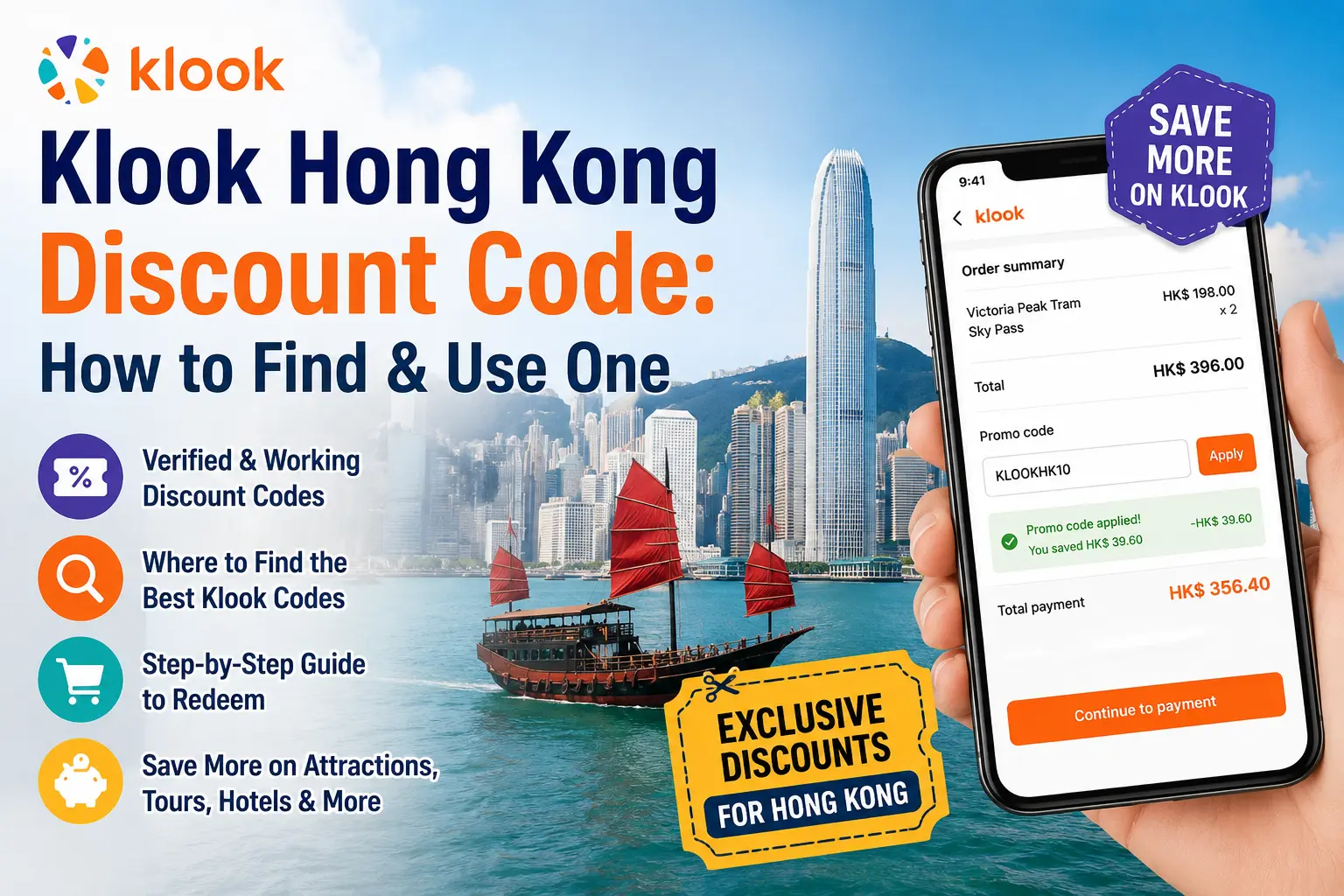 Klook Hong Kong Discount Code: How to Find & Use One