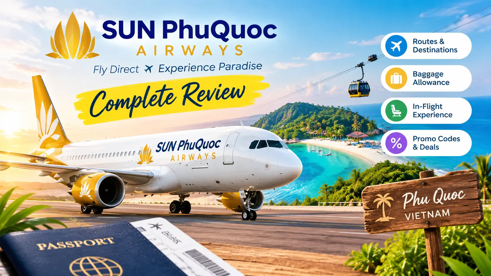 Sun PhuQuoc Airways Review: Is Vietnam’s Premium Airline Worth Your Money? (An Ultimate Traveler’s Guide)