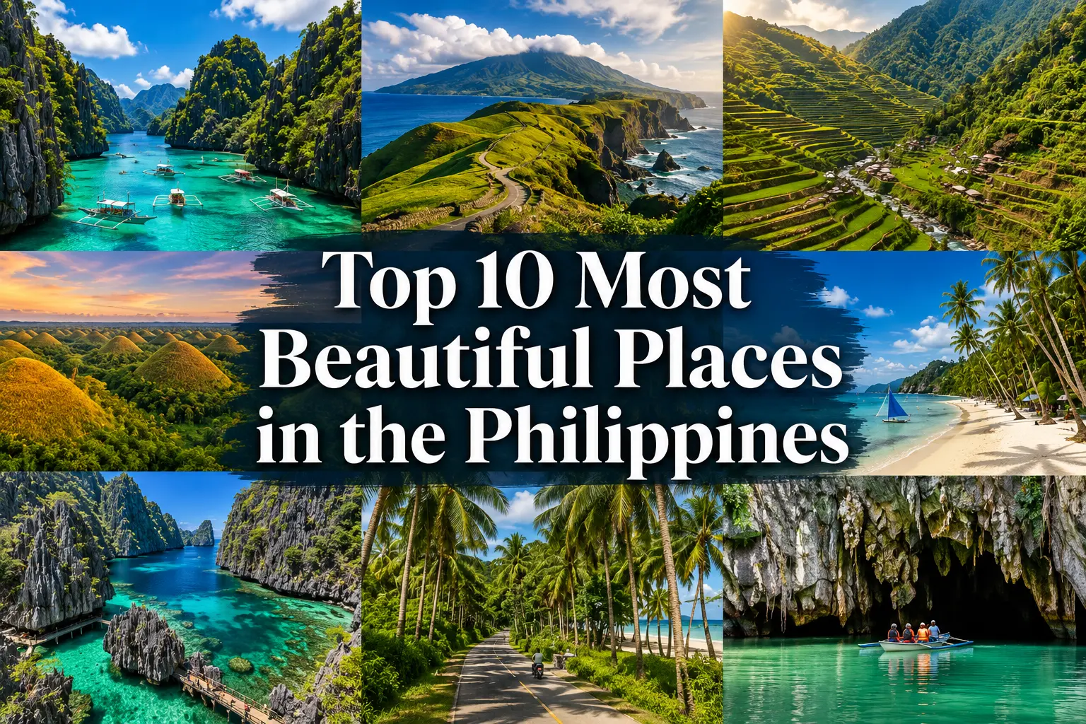 Top 10 Most Beautiful Places in the Philippines - Scenic Views, Names and Complete Travel Tips