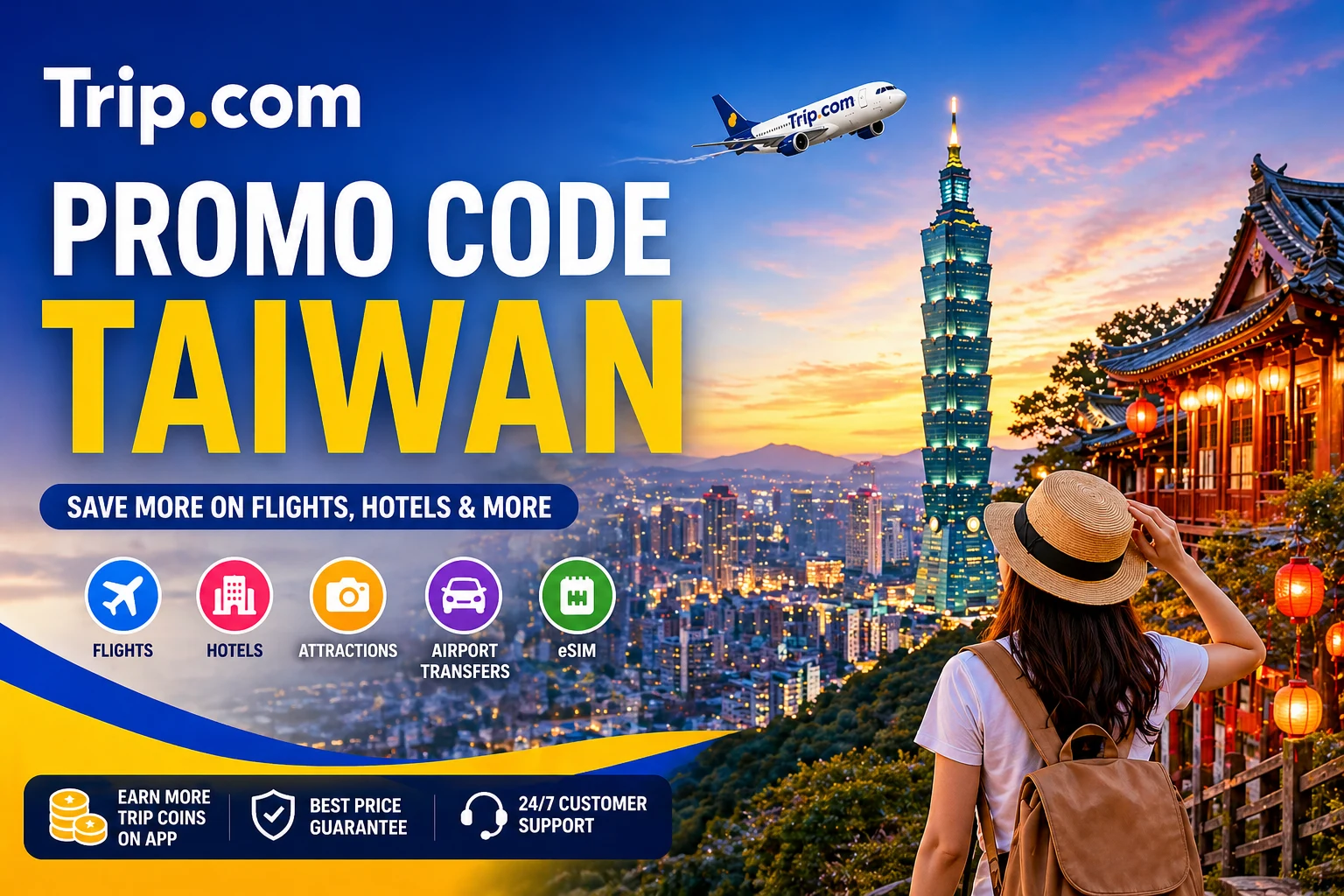 Trip.com Taiwan Promo Code: 15% Off Hotels Near MRT Stations, New Okinawa Route, App Coins Bonus and Every Saving for Taiwanese Travelers