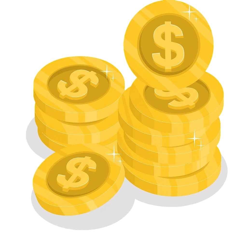 Hero image showing lots of gold coins representing savings and deals