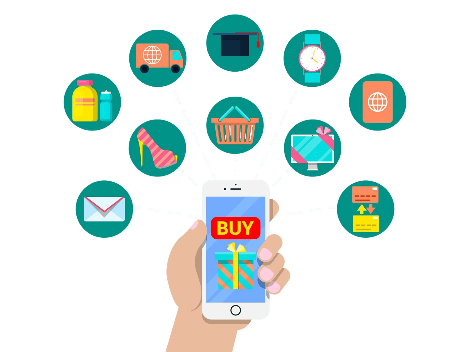 Mobile shopping with voucher codes for real savings at checkout