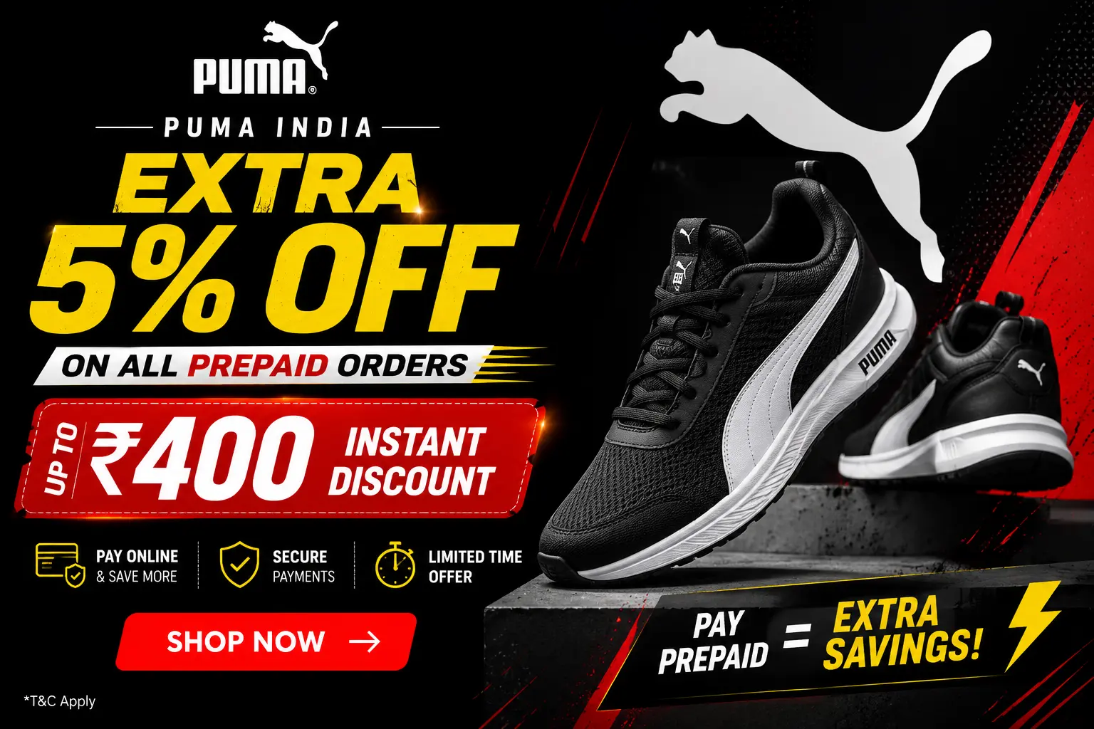 Enjoy Extra 5% OFF Prepaid Orders - Shop Now!