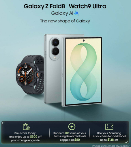 Pre Order Banner - Samsung Galaxy Z Fold8 & Watch 9 Ultra Banner